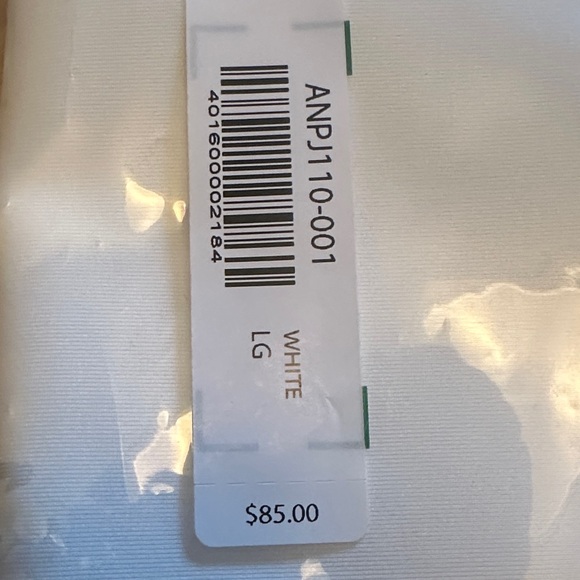 NWT Augusta National Golf Club White Golf Polo Shirt (sz: L) - Picture 3 of 3